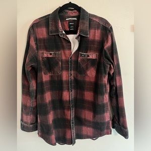 RVCA Medium weight flannel